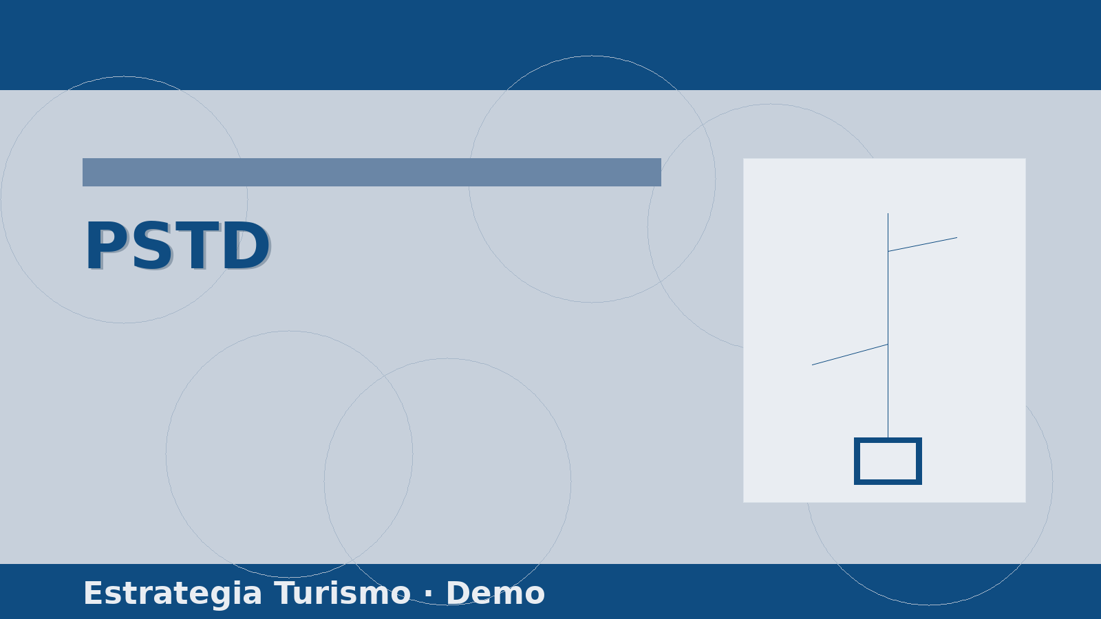 Portada institucional PSTD de apoyo a la APP turística